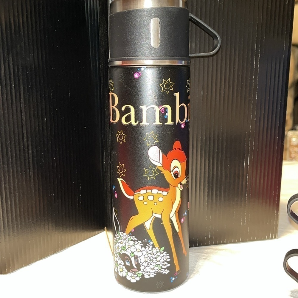 Bambi Themed Stainless Steel Insulated Mug Set - Picture 2 of 5